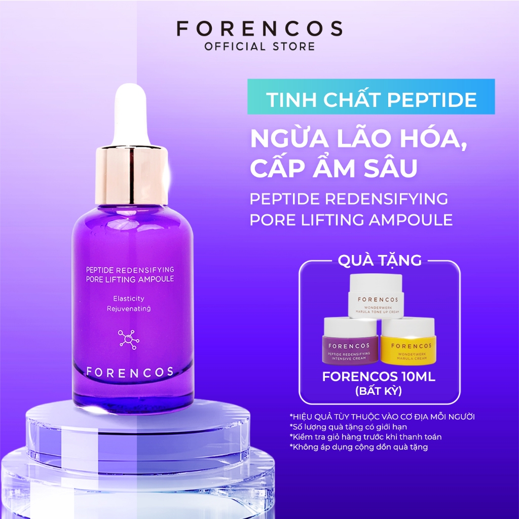 Serum tinh chất Peptide làm săn chắc làn da FORENCOS Peptide Redensifying Pore Lifting Ampoule 50ml