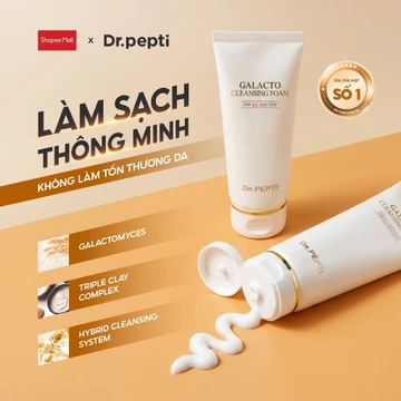 [TH] Sữa Rửa Mặt Gạo Dr.Pepti 110ml Không Xà Phòng, Dịu Nhẹ, Làm Sạch Sâu, Giúp Da Sáng Mịn