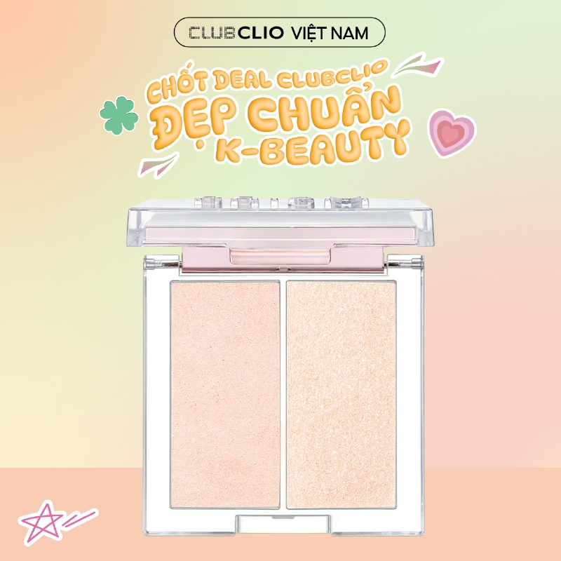 [Săn Deal] Phấn Bắt Sáng Clio Prism Highlighter Duo 7G