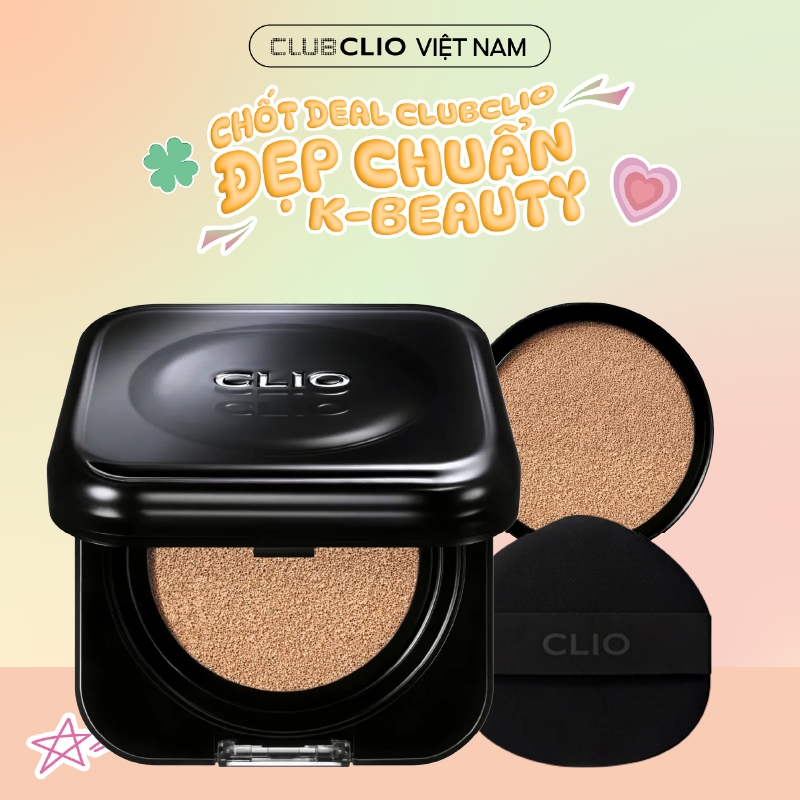 [Săn Deal] Phấn Nước Che Phủ Hoàn Hảo Clio Kill Cover Founwear Cushion SPF40 PA++ 15g (tặng kèm lõi)