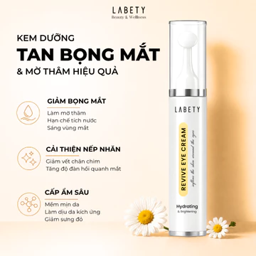 Kem Mắt Giảm Thâm, Kem Dưỡng Mắt Labety Hỗ Trợ Giảm Bọng Mắt, Cải Thiện Nếp Nhăn Vùng Mắt, Quầng Thâm Mắt 20ML