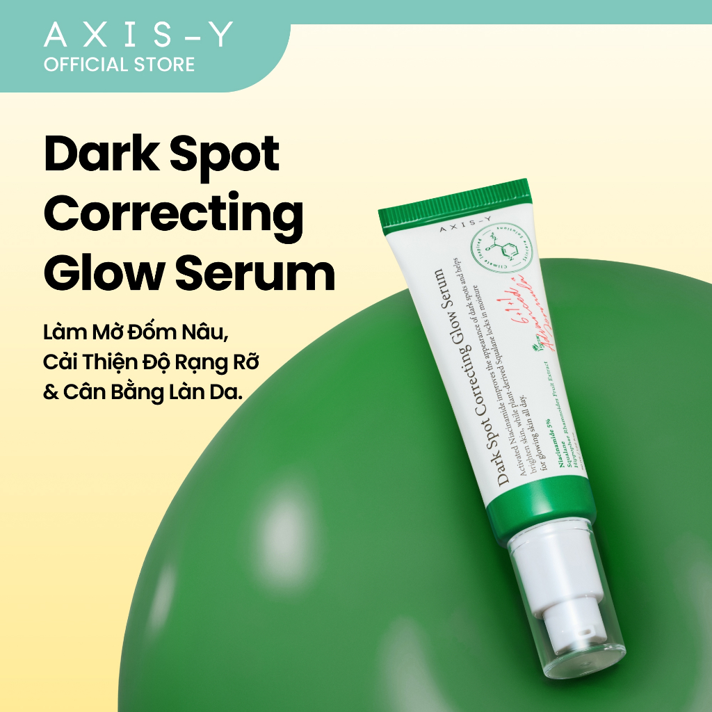 AXIS-Y Dark Spot Serum Mờ Thâm Dưỡng Sáng 5% Niacinamide | Dark Spot Correcting Glow Serum 50ml