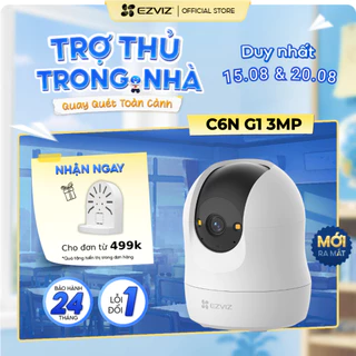 Camera WIFI EZVIZ C6N G1 3MP – Quan Sát Không Góc Khuất, Hẹn Giờ Cảnh Báo, AI Phát Hiện Người, Ban Đêm Có Màu