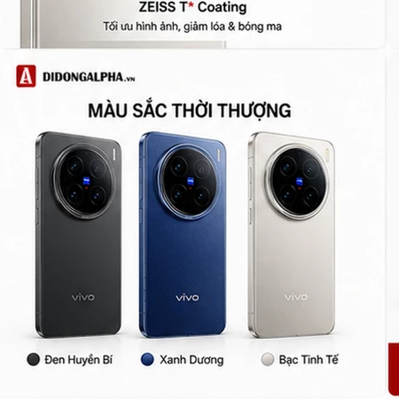 Điện Thoại Vivo X200 5G 12GB/256GB Like New 99% - Dimensity 9400, Camera ZEISS 50MP, Pin 5800mAh, Sạc 90W