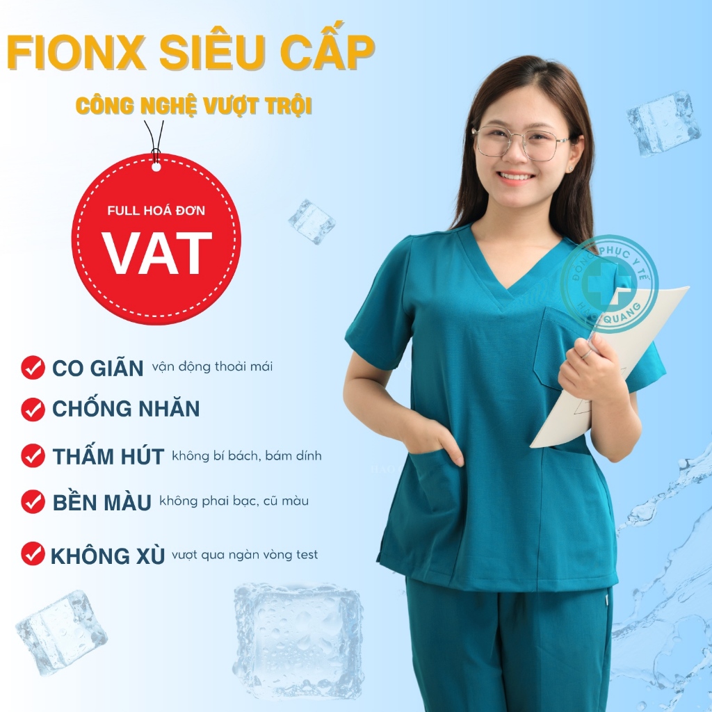 Bộ Scrubs bác sĩ Hào Quang chất vải Fionx siêu cấp | BigBuy360 - bigbuy360.vn