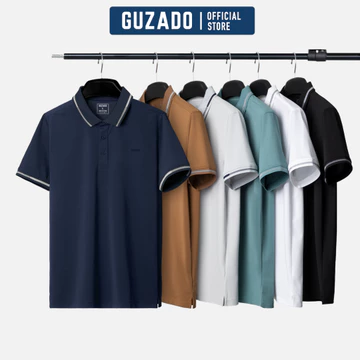 Áo Polo Guzado Coolmax Cá Sấu Cho Nam Form Cực Đẹp Sang Trọng Lịch Lãm GPS