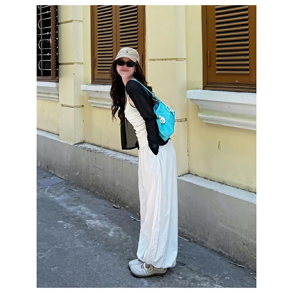 Áo khoác cardigan dáng dài ,áo phối kiểu mặc bên ngoài nữ tay dài vải cotton giấy-A40 | BigBuy360 - bigbuy360.vn