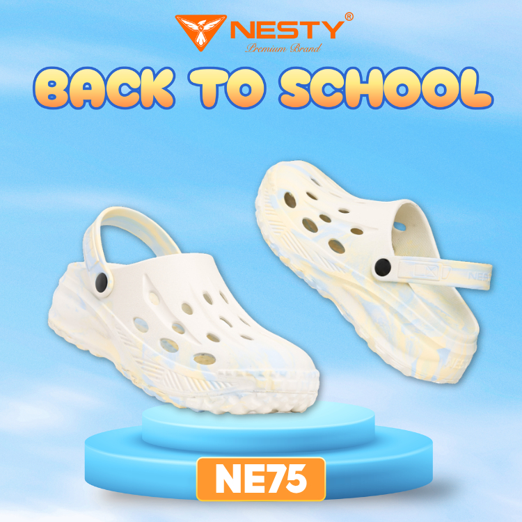 [NE75] Dép Sục NESTY Clog EVA Quai Gài – Dép Đế Dày Siêu Nhẹ Thoáng Khí Chống Trượt Unisex ( KO1 )