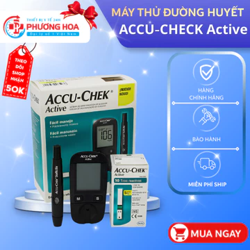 Máy Đo Đường Huyết ACCU-CHEK Active Công Nghệ Không Code Tiện Lợi