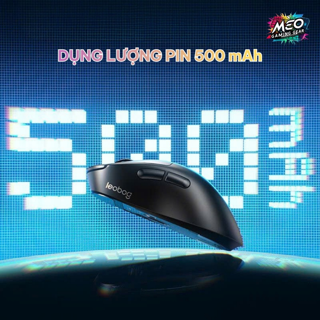 Chuột Gaming Không Dây LEOBOG GM5 - 3 MODE - DUAL 8K - THIẾT KẾ CÔNG THÁI HỌC | BigBuy360 - bigbuy360.vn