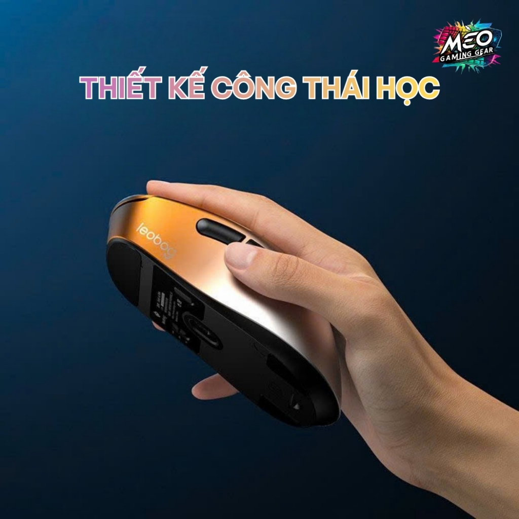 Chuột Gaming Không Dây LEOBOG GM5 - 3 MODE - DUAL 8K - THIẾT KẾ CÔNG THÁI HỌC | BigBuy360 - bigbuy360.vn