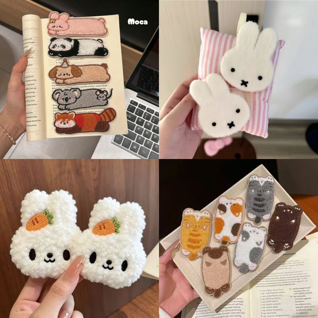 Dán Mái Moca (Nhiều Mẫu) cỡ Lớn hình hoạt hình Dễ Thương. Giúp mái tóc gọn gàng.