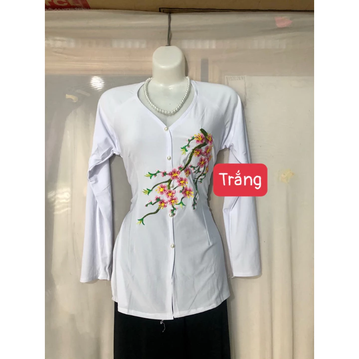 áo bà ba THÊU SIZE 2 (50-55kg)- áo bà ba thêu hoa .áo không quần)-tổng hợp nhiều mẫu.