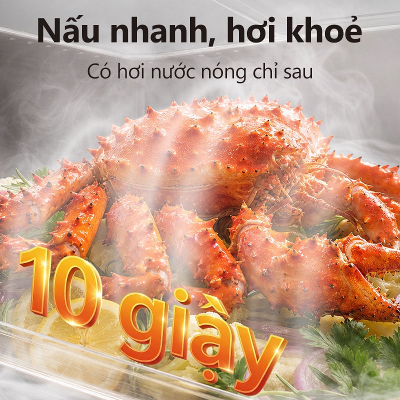 Nồi hấp điện Kawu 24L 4 tầng inox 304 đa năng hấp nguyên con gà nấu lẩu 10s nóng Nồi lẩu điện | BigBuy360 - bigbuy360.vn