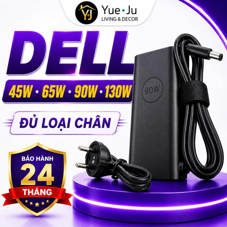 Sạc Laptop DELL Chân To Chân Nhỏ TYPE-C 65W 90W 130W Sạc Dell Latitude Inspirion XPS Vostro Sạc AnToàn