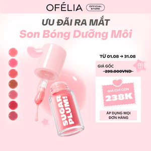 [LS] Son Bóng Dưỡng Môi Mọng Ẩm Mềm Xinh, Nhẹ Môi Không Dính, Màu Trong Trẻo SUGARPLUM Delish Lip Oil (3.4g)