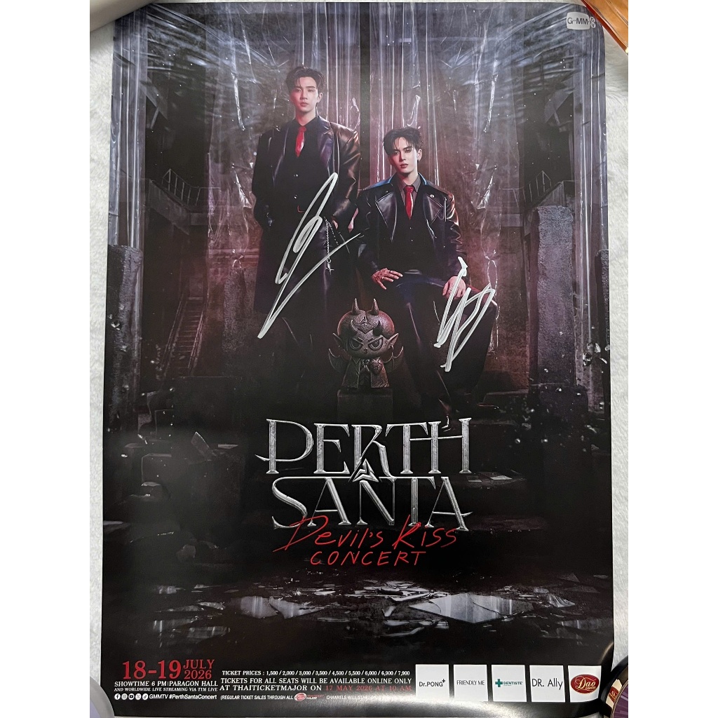 POSTER SIGN PERTHSANTA DEVIL'S KISS CONCERT | Shopee Việt Nam