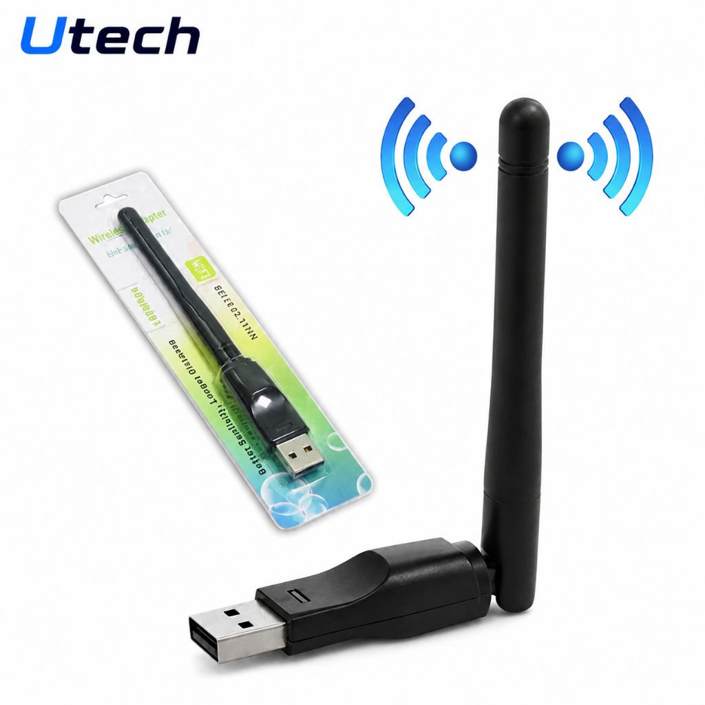 USB Wifi 150mbps Có Ăng Ten 802.11n Đa năng, thiết bị thu wifi cho máy tính | Utech