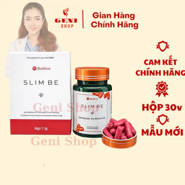 Giảm Cân Slim Be của BEALIVE Chính Hãng Trà Thảo Mộc Slim be Giúp Giảm 3-7 Kg Hộp 30 Viên Mới