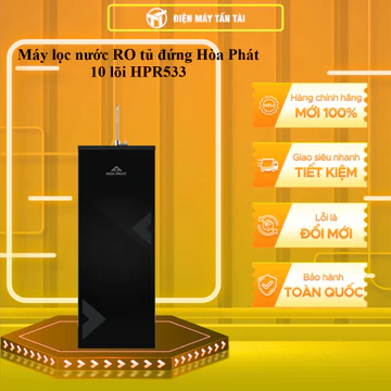 [SHOPEE - LẮP ĐẶT 0Đ HN HCM] - HPR533 - Máy lọc nước RO tủ đứng Hòa Phát 10 lõi HPR533
