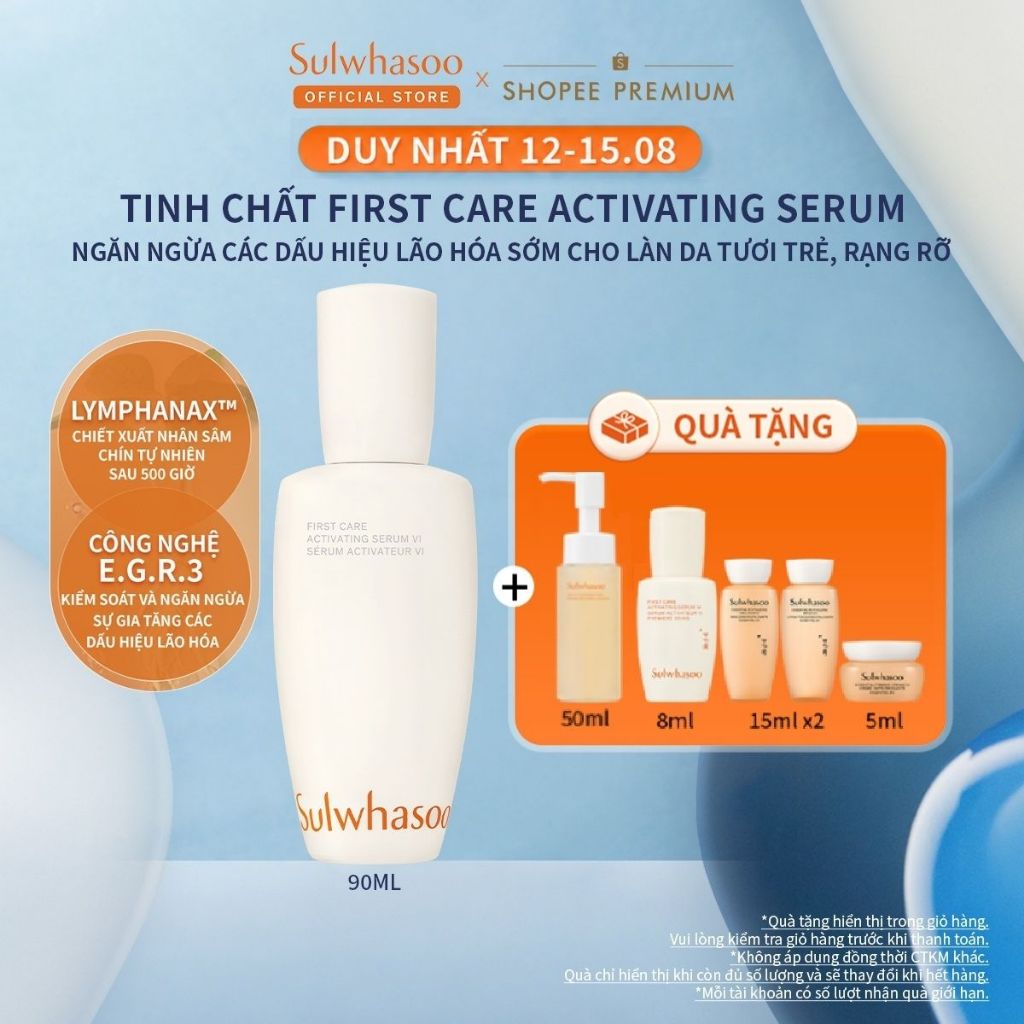 Tinh chất chống lão hoá từ gốc Sulwhasoo First Care Activating Serum 90ML
