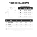 Áo thun Nam Ben & Tod OB1300 BF071 cotton hoạ tiết in form Oversize Boxy — ảnh 4