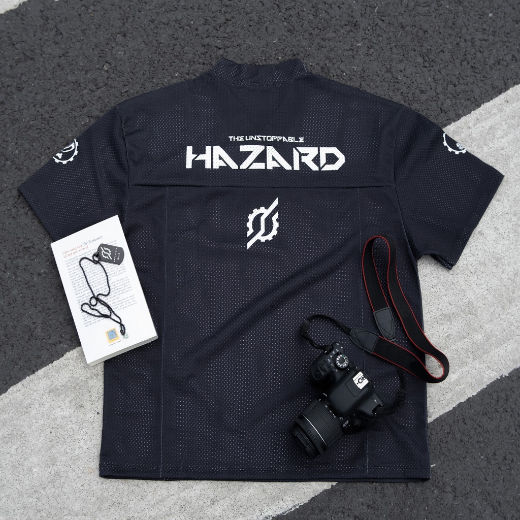 Áo Thun Thể Thao Hazard Jersey Nam Nữ Unisex Form Rộng Oversized