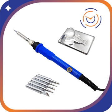 Mỏ hàn chì điều chỉnh nhiệt độ NO.911 936 60W + 5 mũi hàn + miếng gác - Mỏ hàn giá rẻ - Mỏ hàn cho học sinh mới học