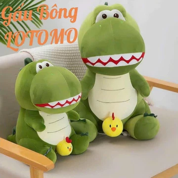 Gấu Bông Khủng Long Gà Con Cực Kì Đáng Yêu. Gấu Bông LOTOMO Toy Thú Nhồi Bông Thú Bông Đồ Chơi , gấu bông khủng long