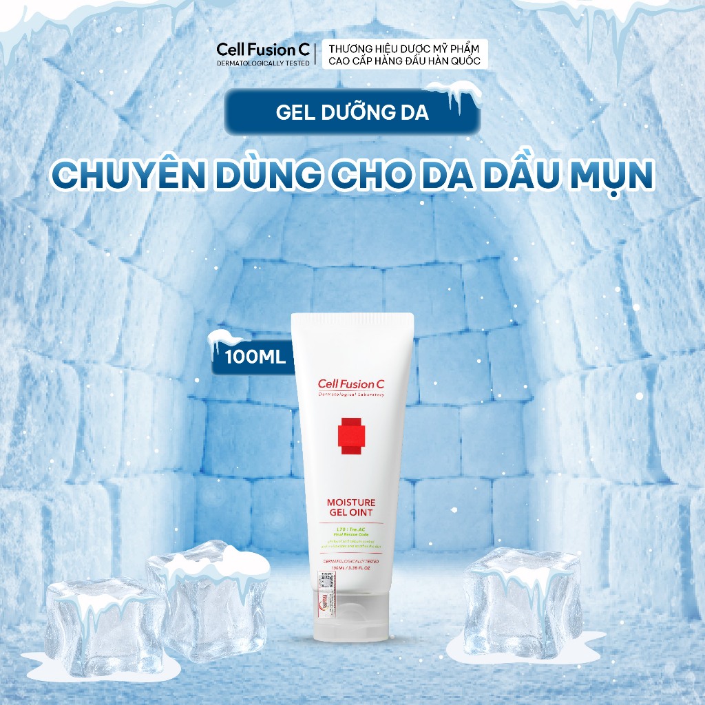Gel Dưỡng Da Cân Bằng Dầu & Ẩm Cho Da Dầu Mụn Cell Fusion C Tre.AC Moisture Gel Oint 100ML