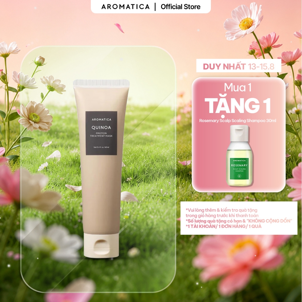 Mặt nạ dưỡng tóc Aromatica Quinoa Protein Treatment Mask 160ml
