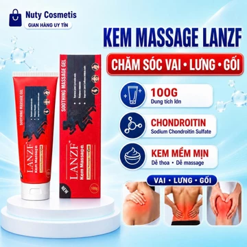 LANZF Kem Massage Giảm Đau Xương Khớp, Gel Xoa Bóp Thư Giãn Cơ Khớp Hỗ Trợ Giảm Đau Nhức Mỏi Khớp Gối Vai Lưng