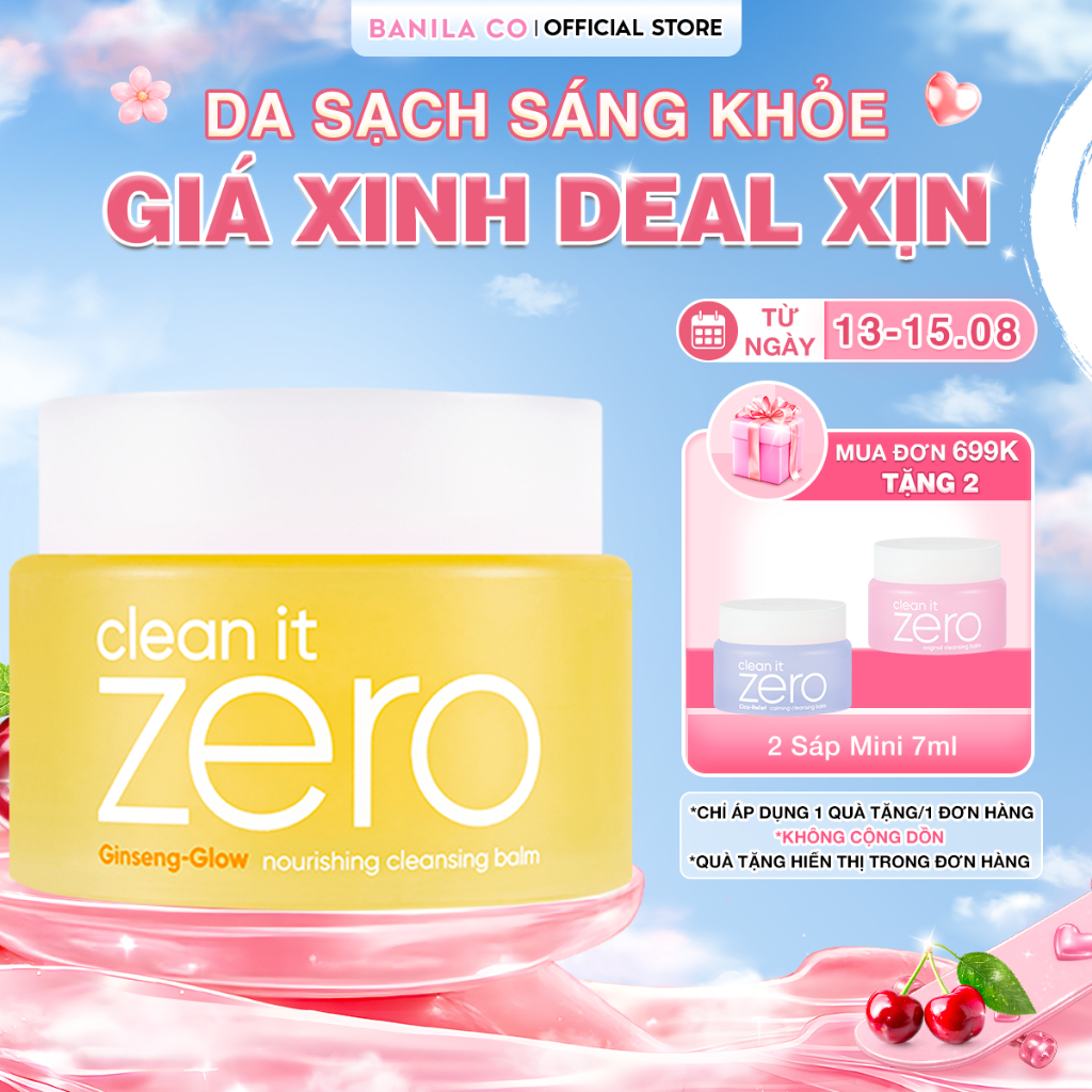 Sáp tẩy trang Banila Co C​l​e​a​n i​t Z​e​r​o C​l​e​a​n​s​i​n​g B​a​l​m N​o​u​r​i​s​h​i​n​g 100ML cho da khô