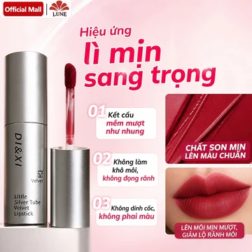 Son kem lì màu nhung lì Gegebear, Mịn nhung, Mịn môi, Bảng màu đa dạng, Phù hợp mọi phong cách trang điểm, Siêu mịn