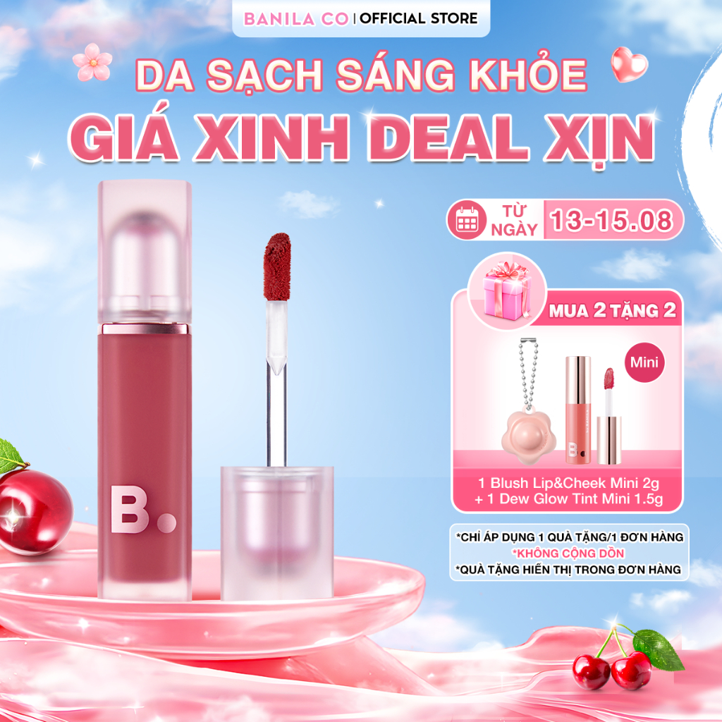 Son Tint Mịn Lì Không Gây Khô Môi Sheer Velvet Veil Tint 4.2G