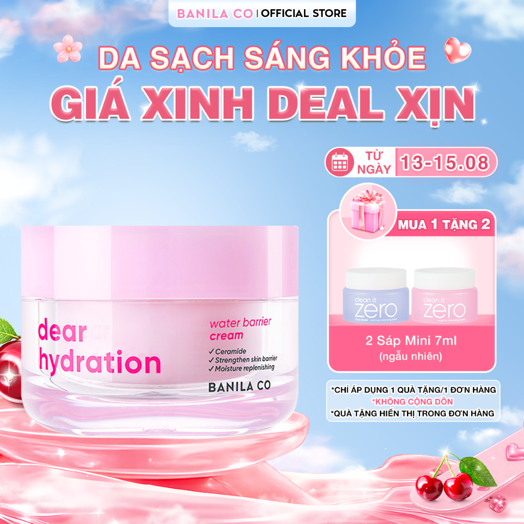 Kem Dưỡng Ẩm, Phục Hồi Tăng Cường Hàng Rào Bảo Vệ Da Banila Co Dear Hydration Water Barrier Cream 50ML
