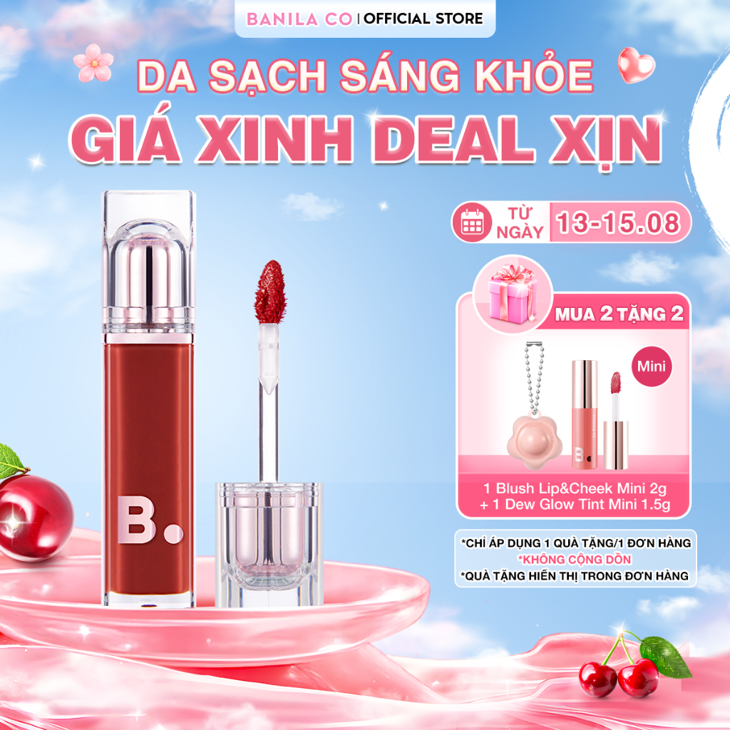 Son Tint Căng Bóng Lâu Trôi Banila Co Dew Glow Tint 3.8G