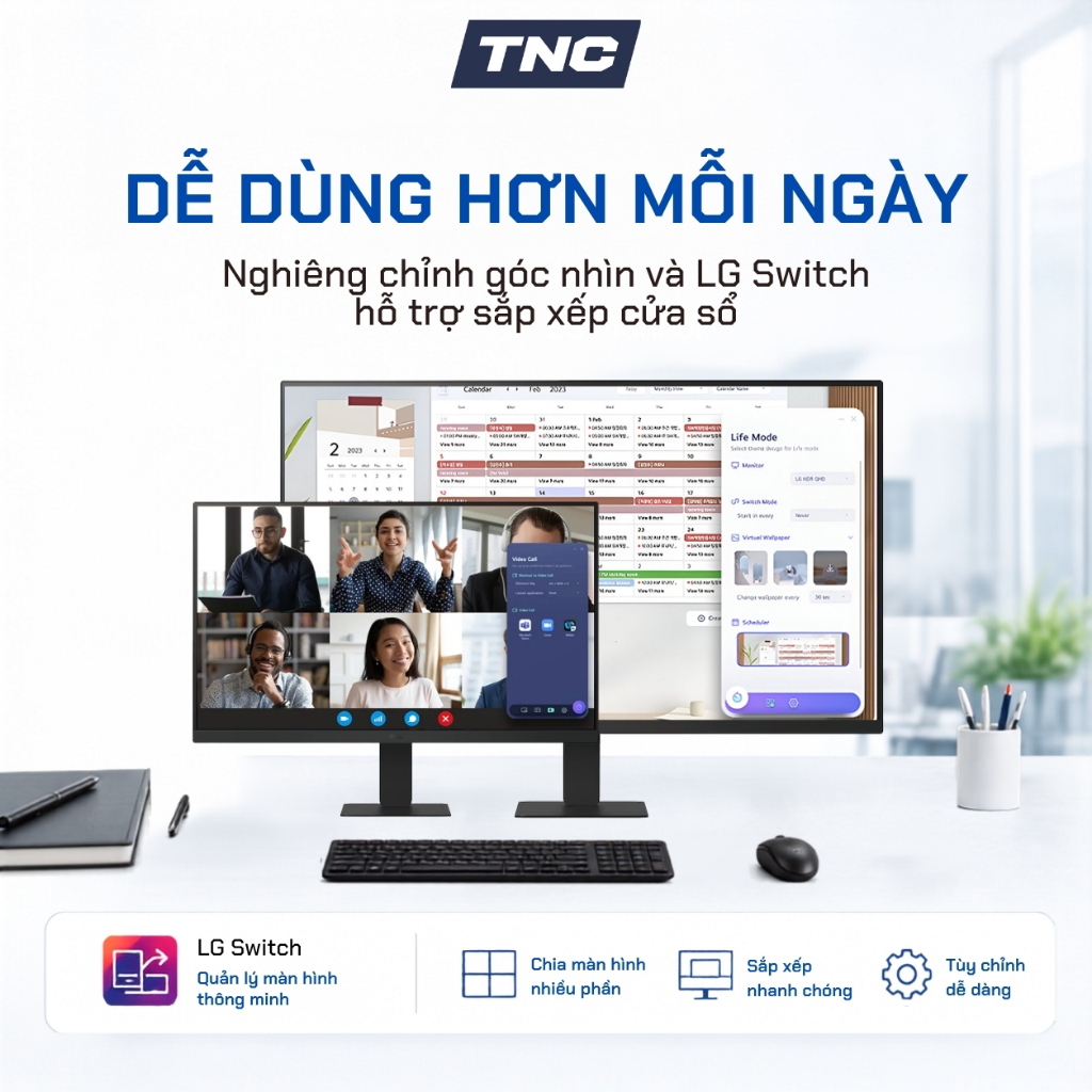 Màn Hình LG 24U631A-B | 32U631A-B 24Inch | 32Inch/ IPS/ QHD/ 100Hz/ 5ms/ USB-C - Bảo Hành 2 Năm | BigBuy360 - bigbuy360.vn