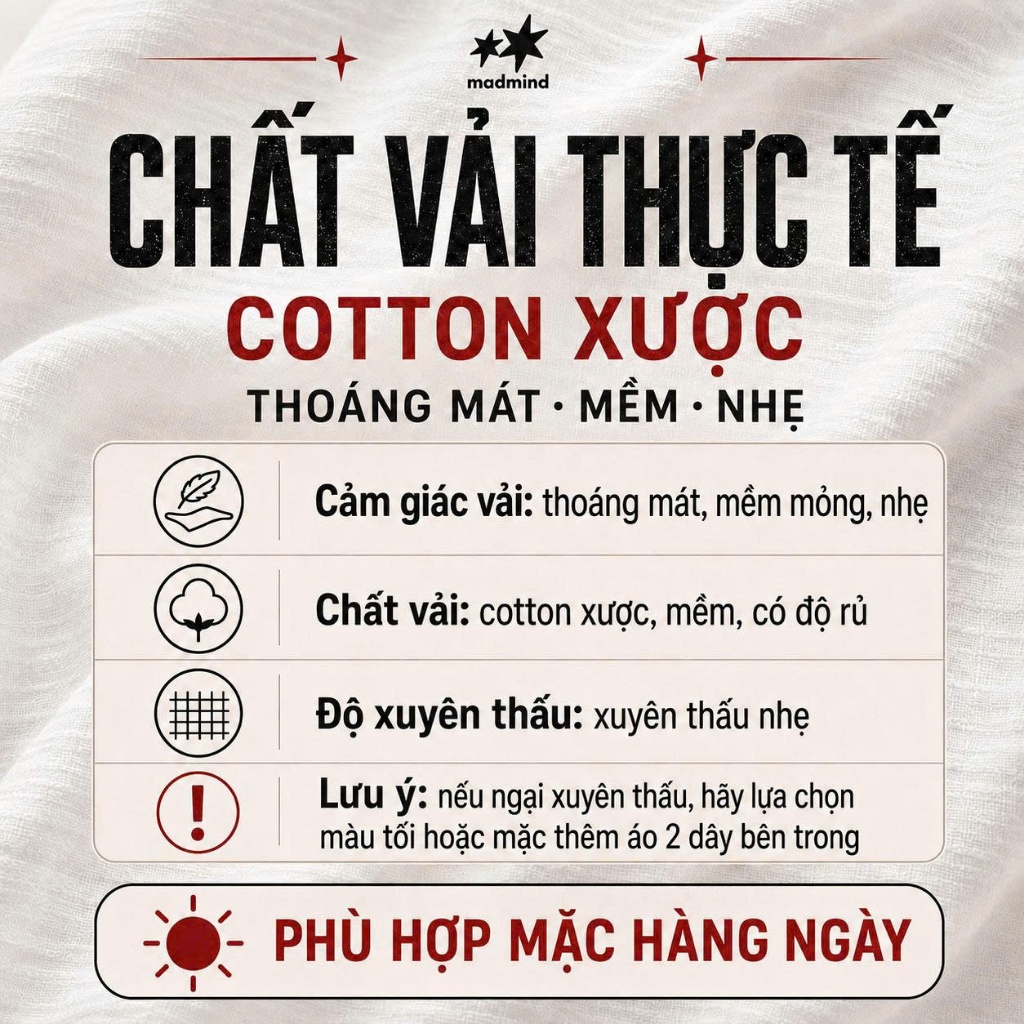 MADMIND Áo Nữ Trễ Vai Cột Dây Tay Dài Tiramisu D16 (Xuyên Thấu Nhẹ) - Áo Lệch Vai Mặc Mùa Hè Màu Vàng, Xám, Xanh Tiffany | BigBuy360 - bigbuy360.vn