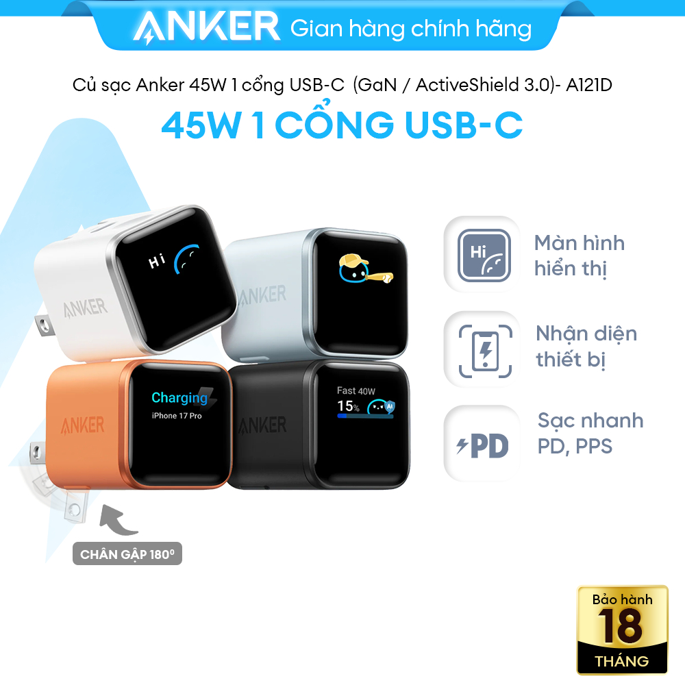 Củ sạc Anker Nano 45W