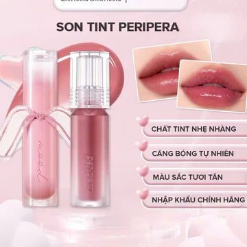 PERIPERA Ink Mood Glowy Tint – Bóng Mịn, Màu Đẹp Lâu Trôi | BLINK HOUSE
