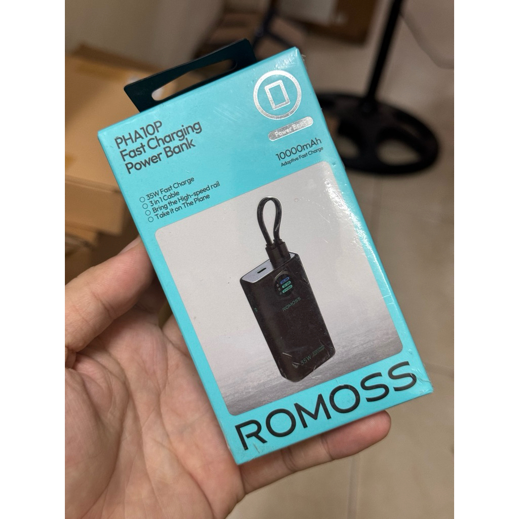Pin Sạc Dự Phòng Romoss PHA10 10000mah - Công Suất 35W - Có Màn Hiển Thị | BigBuy360 - bigbuy360.vn
