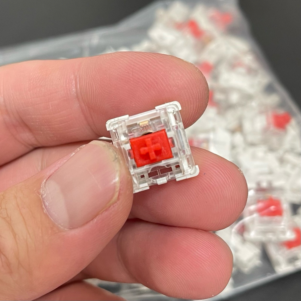 Combo 60 Red switch bàn phím cơ rã phím