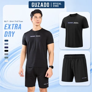Set bộ đồ thể thao nam GUZADO Promax Pickleball, Tennis, tập Gym Vải Nhẹ Siêu Thoáng khí GBT02-GABT25S002