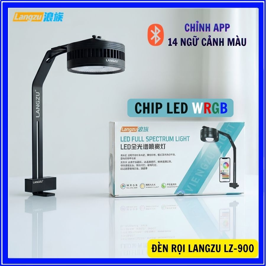 Đèn Lon Rọi 80W LangZu LZ-900 Chỉnh APP, 4 Luồng Chỉnh Màu WRGB Kết Hợp 14 Chế Độ [BẢO HÀNH 8 THÁNG]