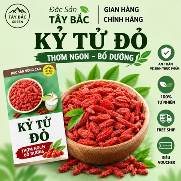 500G KỶ TỬ ĐỎ KHÔ TỰ NHIÊN – CÂU KỶ TỬ KHÔ, QUẢ KỶ TỬ ĐỎ | SHOP TRAI BẢN