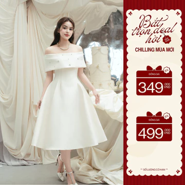 Off-shoulder Rhinestone Dress ZAMY SHOP TK