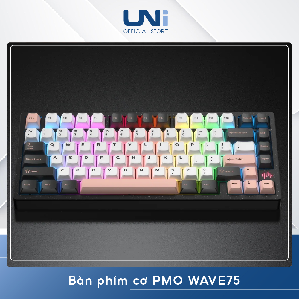 HÀNG SẴN GIAO - Bàn phím cơ PMO WAVE75 QMK – Phiên bản Pro - Pin 8000mAh – UNI OFFICIAL STORE | BigBuy360 - bigbuy360.vn