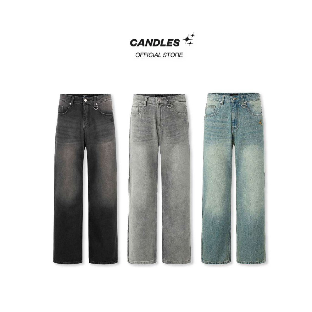 Quần Jeans Candles Vintage Straight Unisex