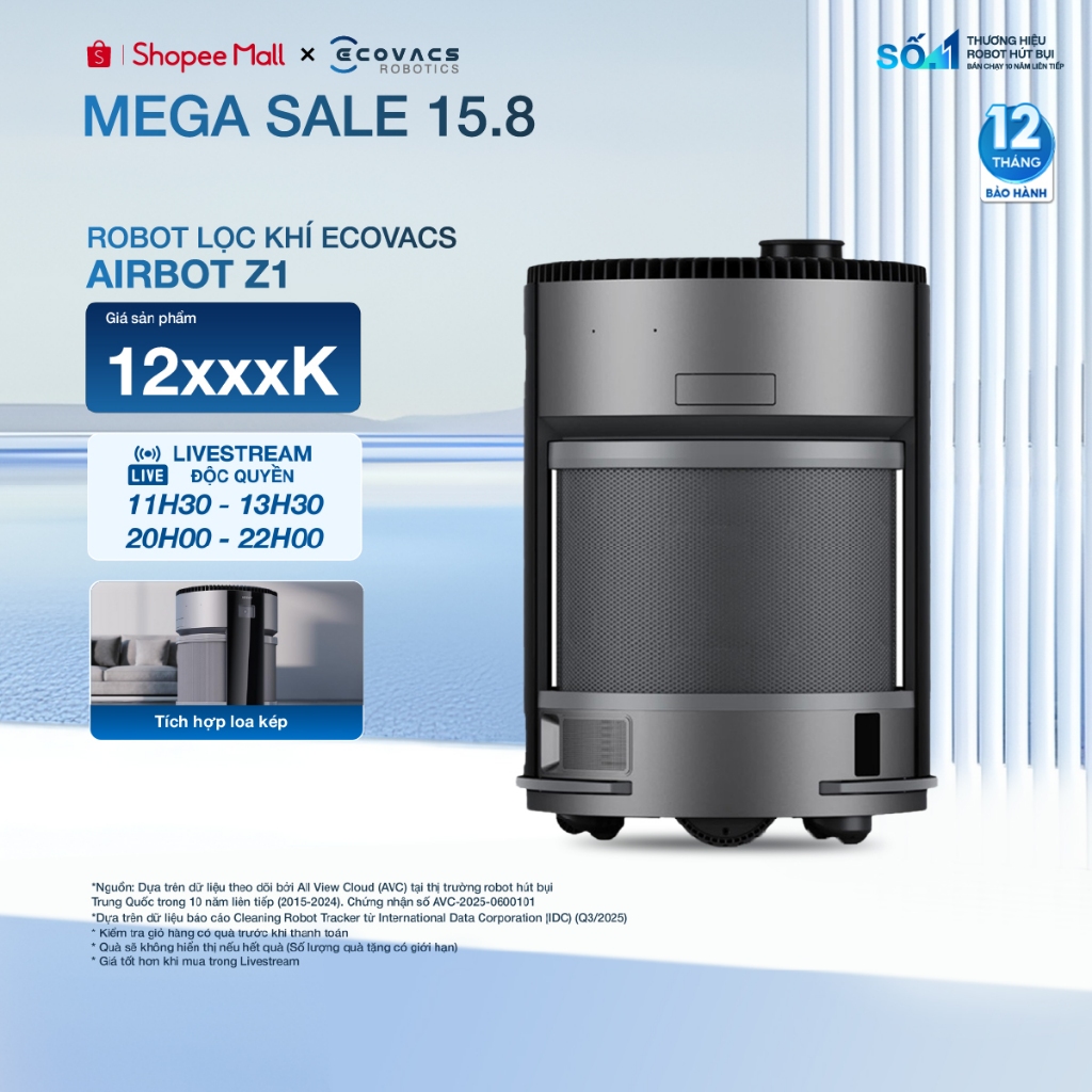 Robot lọc không khí Ecovacs Airbot Z1